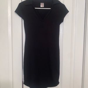 Black mini golf dress size small
